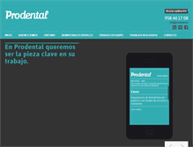 Tablet Screenshot of prodental.es